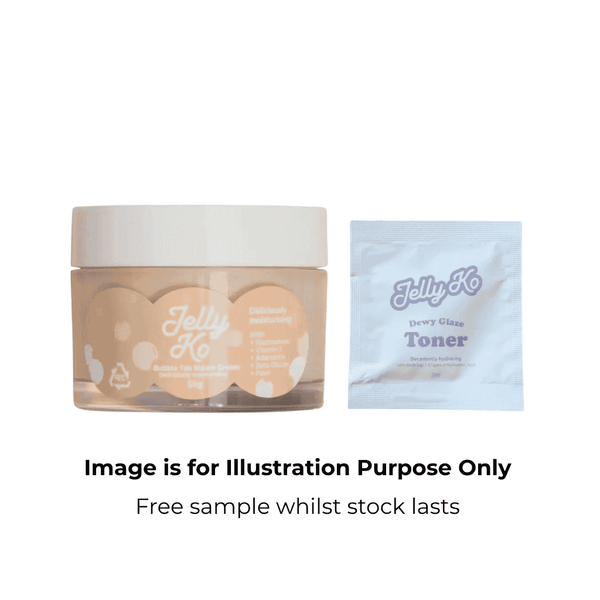 Jelly Ko Bubble Tea Steam Cream 50g + Free Dewy Glaze Toner Sample 2ml